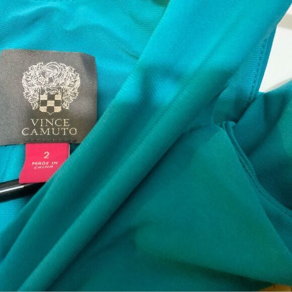 Vince Camuto roughed and draped dress size 2 H6 - Picture 8 of 12